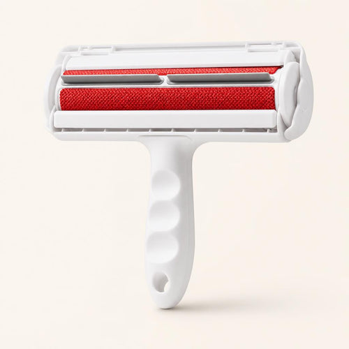 Reusable pet hair remover roller